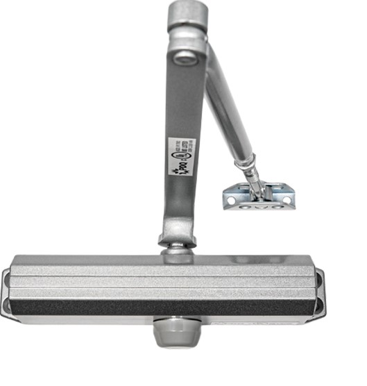 CLOSER ALUM ADJ 3-6 PA ARM BACKCHECK TRI-PACKED - Door Closers